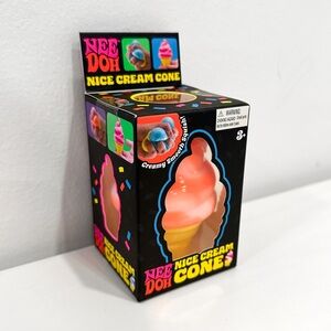 Needoh Ice Cream Cone Orange RARE (Make me an Offer!)